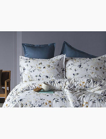 Parure de couette, satin de coton imprimé