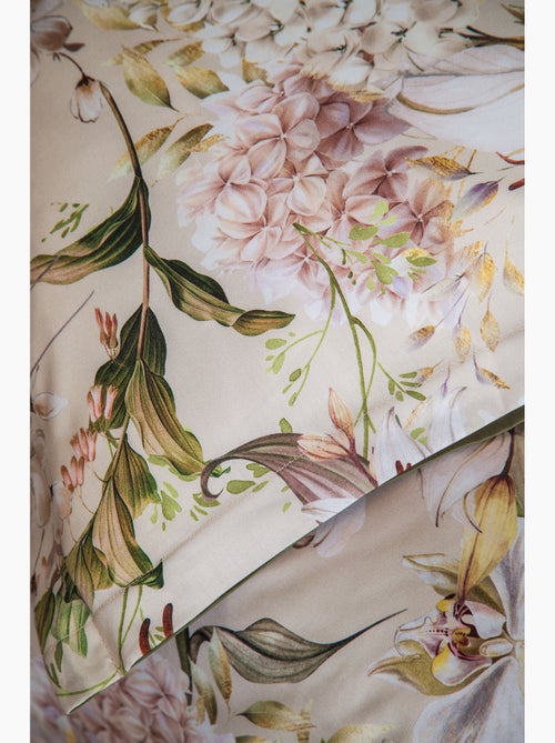 Parure de couette, satin de coton imprimé - Kiabi Parure de couette, satin de coton imprimé - Kiabi