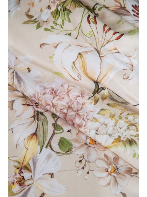 Parure de couette, satin de coton imprimé - Kiabi Parure de couette, satin de coton imprimé - Kiabi