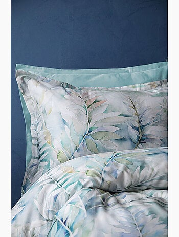 Parure de couette, satin de coton imprimé