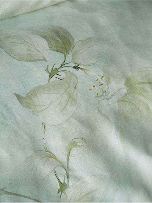 Parure de couette, satin de coton imprimé - Kiabi Parure de couette, satin de coton imprimé - Kiabi