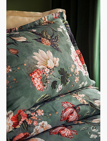 Parure de couette, satin de coton imprimé
