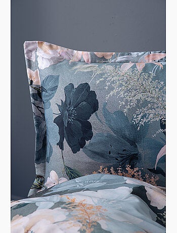 Parure de couette, satin de coton imprimé