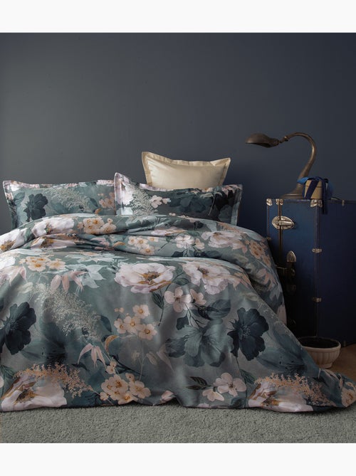 Parure de couette, satin de coton imprimé - Kiabi Parure de couette, satin de coton imprimé - Kiabi