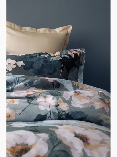 Parure de couette, satin de coton imprimé - Kiabi Parure de couette, satin de coton imprimé - Kiabi