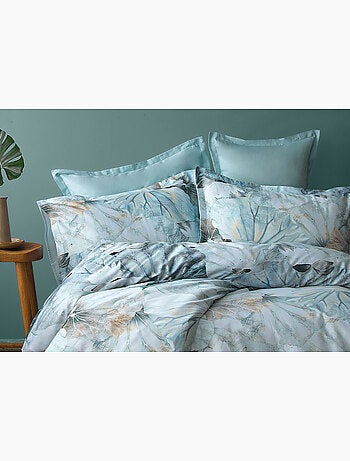 Parure de couette, satin de coton imprimé