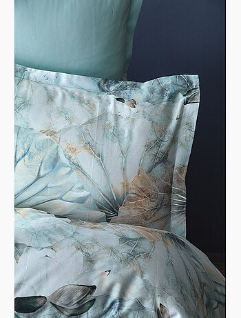 Parure de couette, satin de coton imprimé