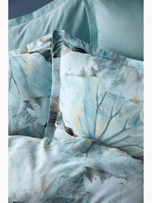 Parure de couette, satin de coton imprimé - Kiabi Parure de couette, satin de coton imprimé - Kiabi