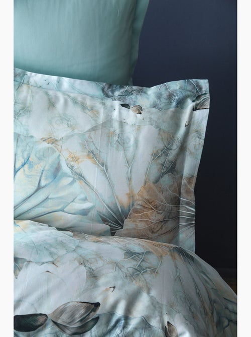 Parure de couette, satin de coton imprimé - Kiabi Parure de couette, satin de coton imprimé - Kiabi