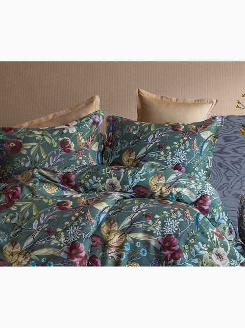 Parure de couette, satin de coton imprimé - Kiabi Parure de couette, satin de coton imprimé - Kiabi
