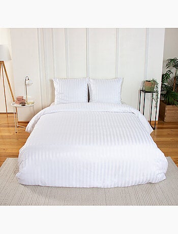 Parure de couette satin microfibre blond