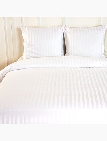 Parure de couette satin microfibre blond