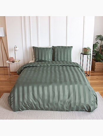 Parure de couette satin microfibre blond