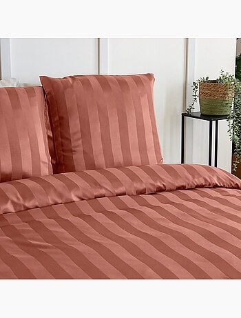 Parure de couette satin microfibre blond