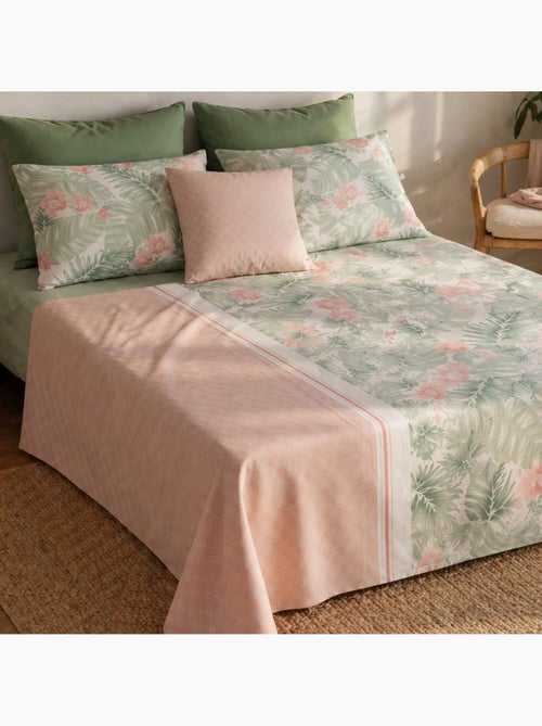 Parure de drap 100% coton 57fils bora - Kiabi