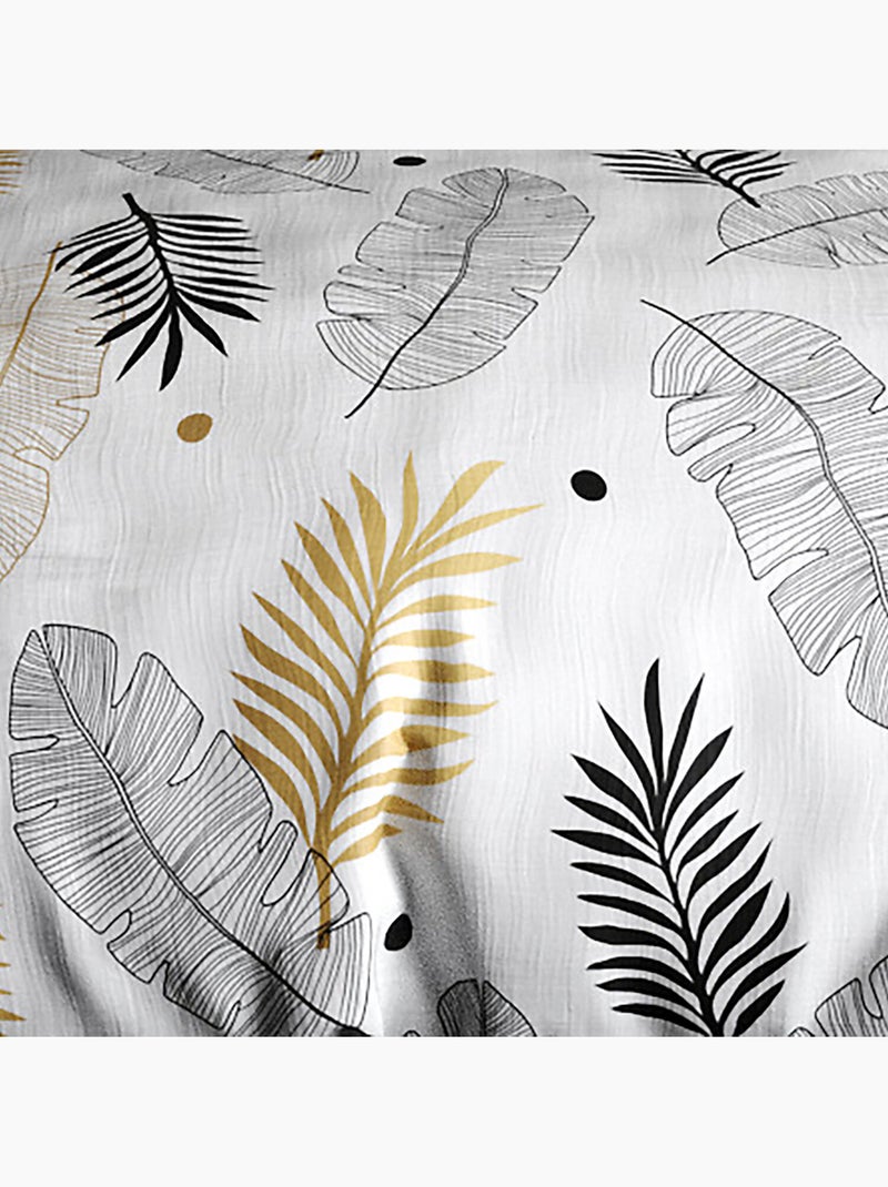 Parure de drap 100% coton 57fils envole Gris - Kiabi