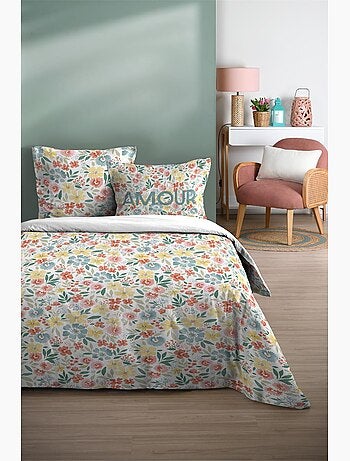 Parure de Drap + 2 taies d'oreiller Collection Amour
