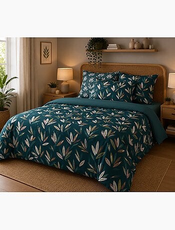 Parure de Drap + 2 taies d'oreiller Collection Douceur d'automne