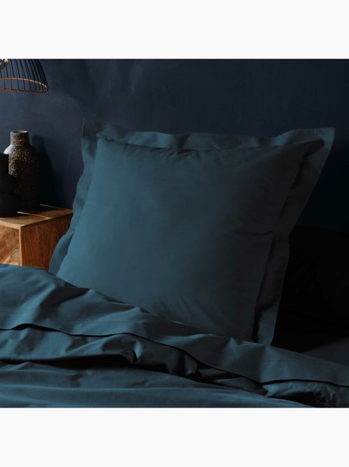 Parure de drap 4 Pièces en coton 57 fils – Drap-Housse, Drap Plat et 2 Taies d’Oreiller - Kiabi