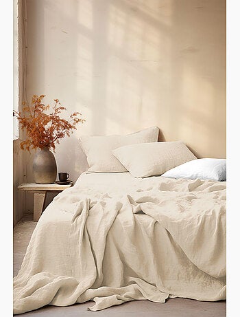 Parure de drap avec 2 taies assorties en gaze de coton La sultane