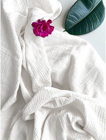 Parure de drap avec 2 taies assorties en gaze de coton La sultane
