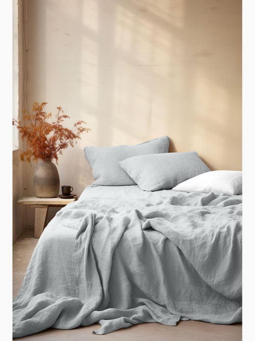 Parure de drap avec 2 taies assorties en gaze de coton La sultane - Kiabi Parure de drap avec 2 taies assorties en gaze de coton La sultane - Kiabi