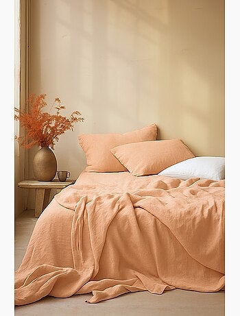 Parure de drap avec 2 taies assorties en gaze de coton La sultane