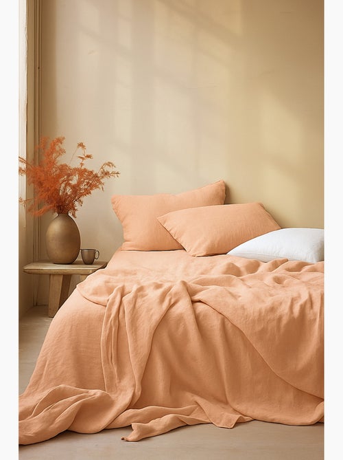 Parure de drap avec 2 taies assorties en gaze de coton La sultane - Kiabi Parure de drap avec 2 taies assorties en gaze de coton La sultane - Kiabi