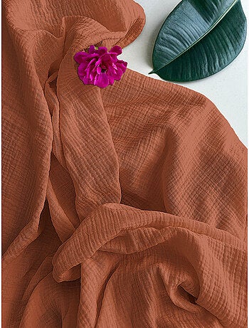 Parure de drap avec 2 taies assorties en gaze de coton La sultane