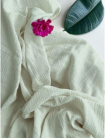 Parure de drap avec 2 taies assorties en gaze de coton La sultane