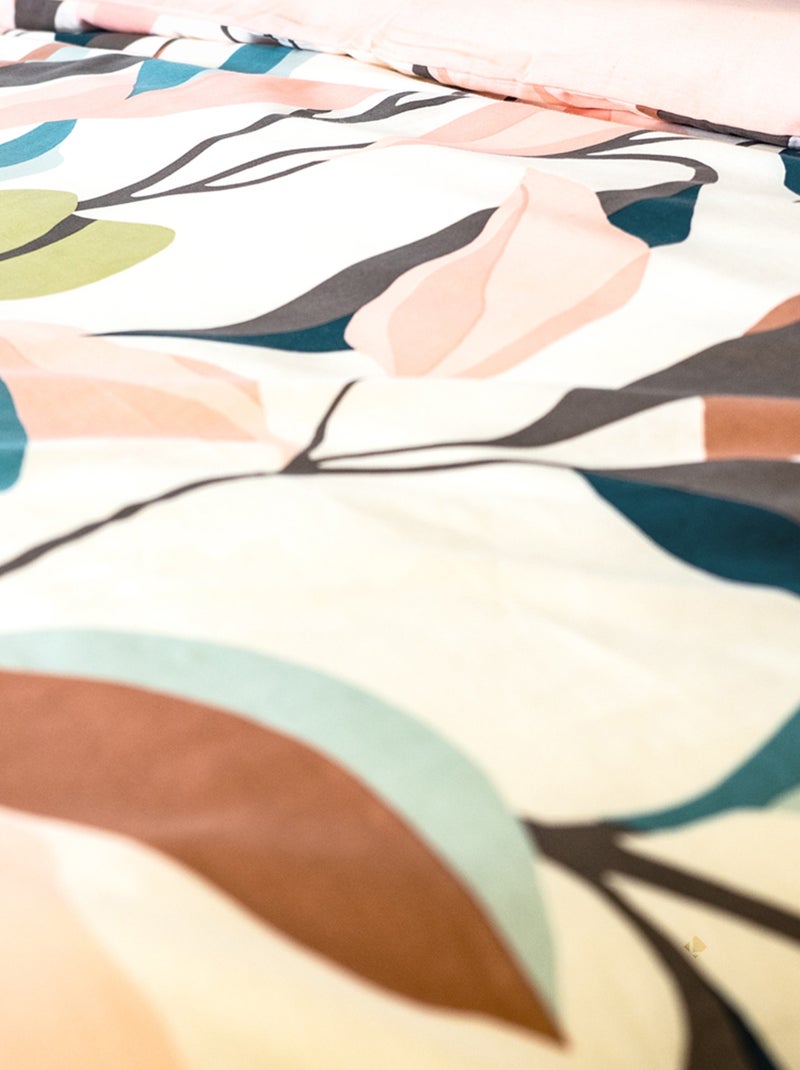 Parure de drap coton adouci LILA Blanc - Kiabi