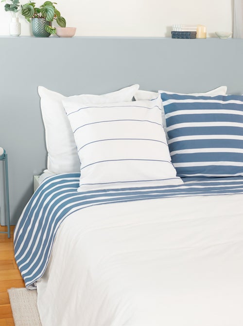 Parure de drap coton STRIPES - Kiabi Parure de drap coton STRIPES - Kiabi