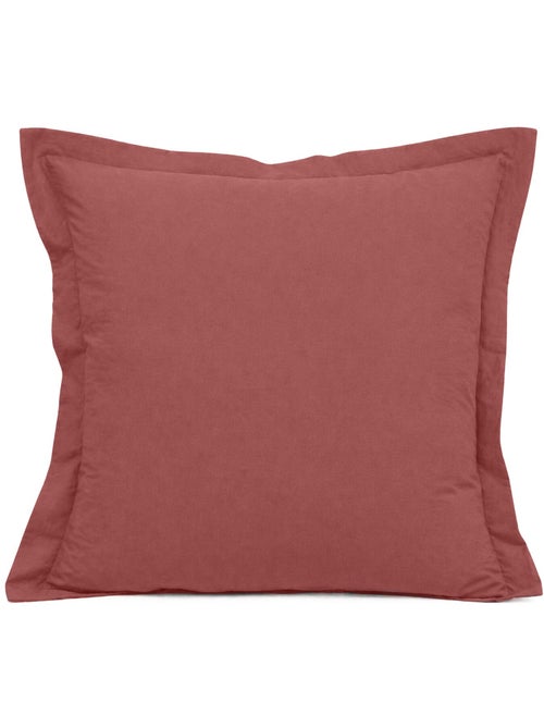 Parure de drap et drap housse coton 57fils uni - Kiabi