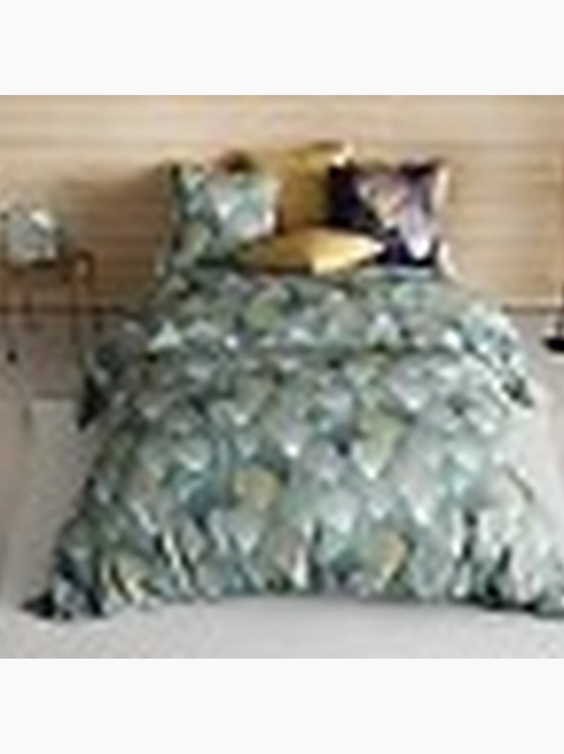 Parure de drap housse 100% coton 57fils-cottey Vert - Kiabi