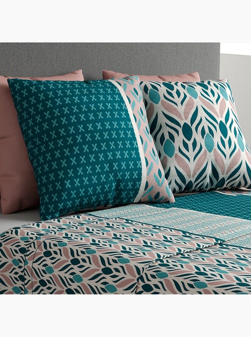 Parure de drap housse 100% coton 57fils-limbe - Kiabi