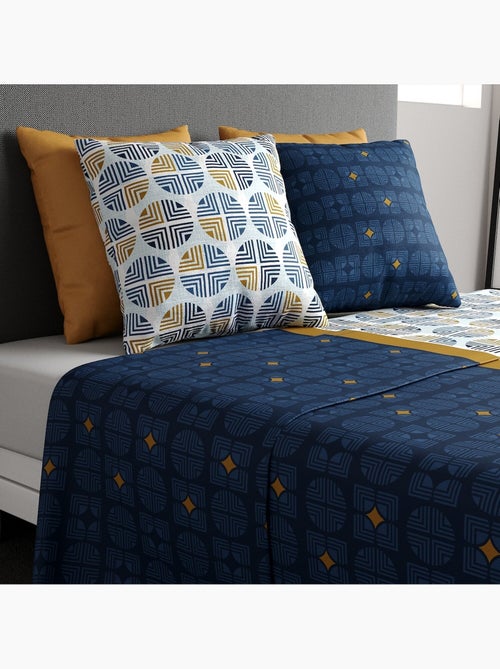 Parure de drap housse 100% coton 57fils-sirius - Kiabi