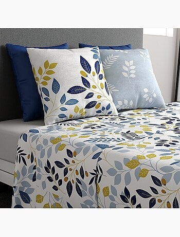 Parure de drap plat, drap housse 100% coton 57fils-chloé