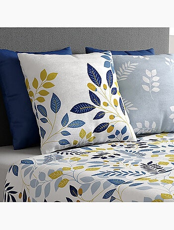 Parure de drap plat, drap housse 100% coton 57fils-chloé