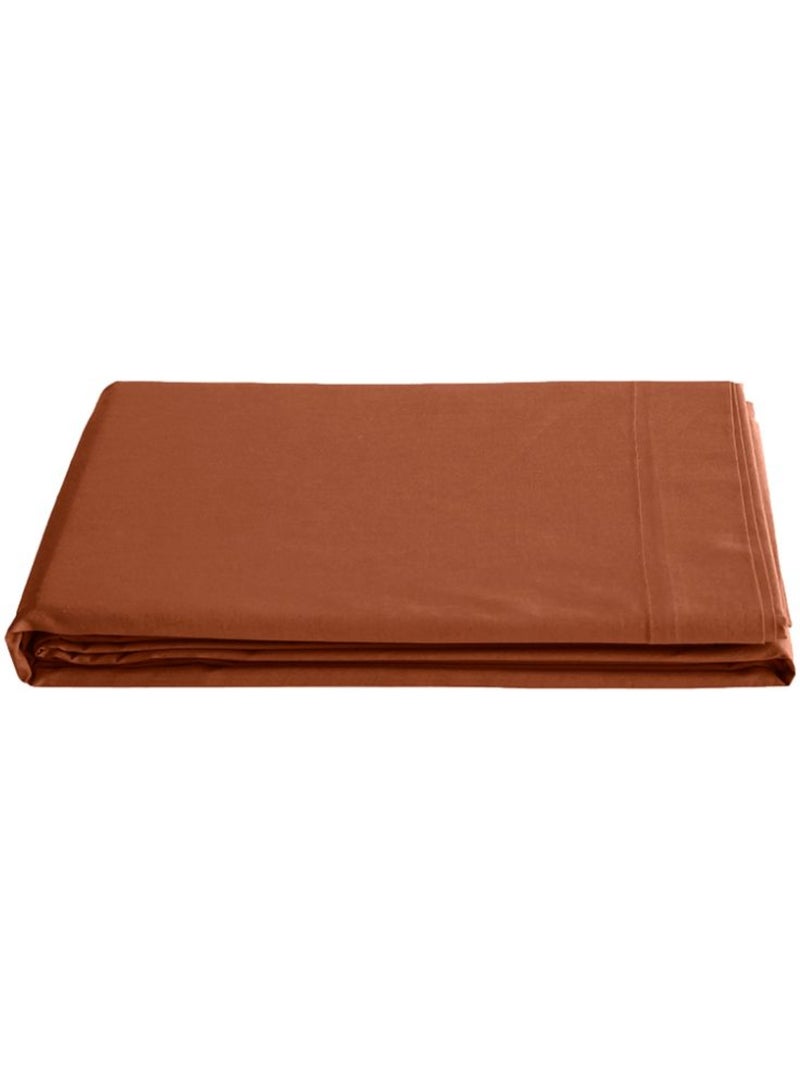 Parure de draps - coton pur - 100 % coton 57 fils/cm² Rouge - Kiabi