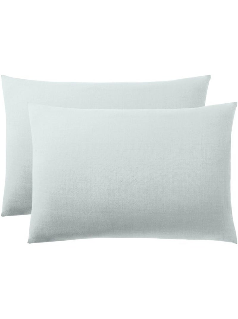 Parure de draps - coton pur - 100 % coton 57 fils/cm² Vert menthe - Kiabi