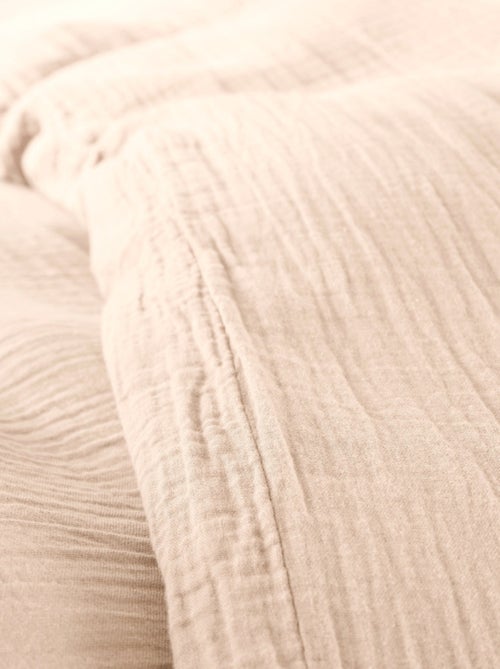 Parure de draps - Coton Pur - 100% gaze de coton 125 gr/m² - Kiabi Parure de draps - Coton Pur - 100% gaze de coton 125 gr/m² - Kiabi
