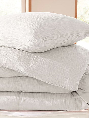 Parure de draps - Coton Pur - 100% gaze de coton 125 gr/m²