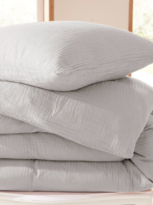 Parure de draps - Coton Pur - 100% gaze de coton 125 gr/m² - Kiabi
