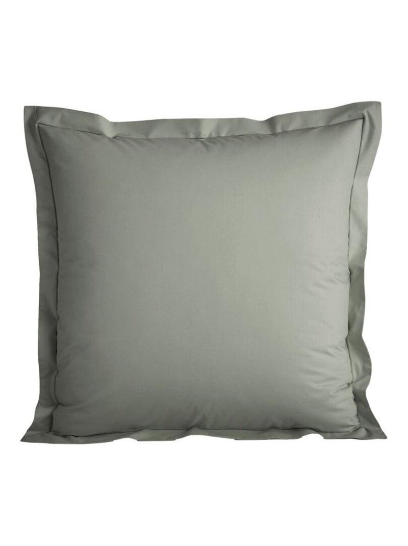 Parure de draps - Coton Pur - 100% Percale de coton peigné Bleu ardoise - Kiabi