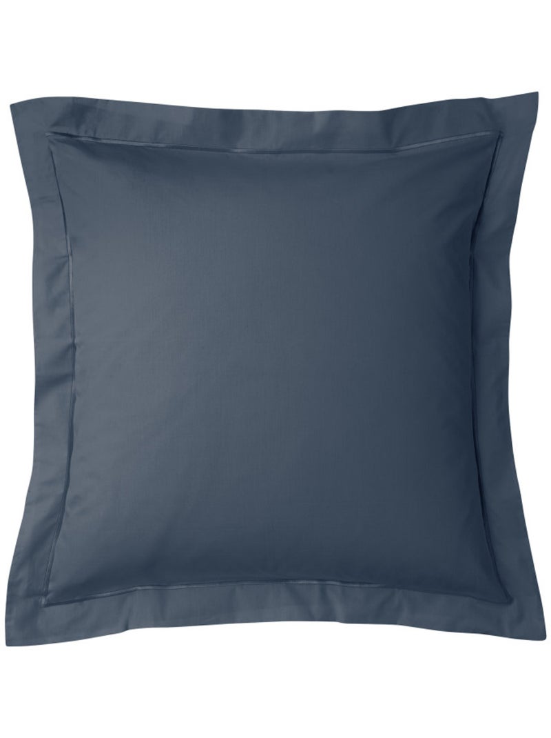 Parure de draps - Coton Pur - 100% Percale de coton peigné Bleu foncé - Kiabi