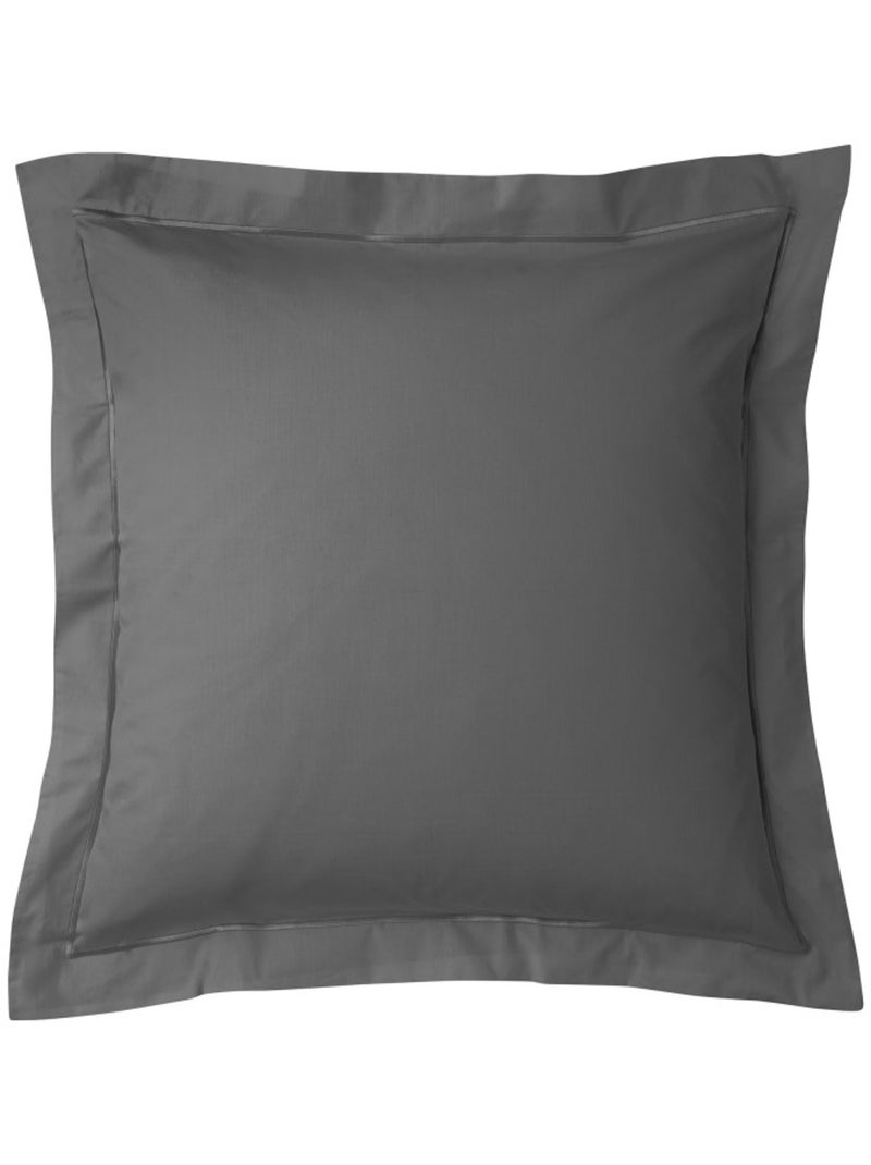 Parure de draps - Coton Pur - 100% Percale de coton peigné Gris - Kiabi