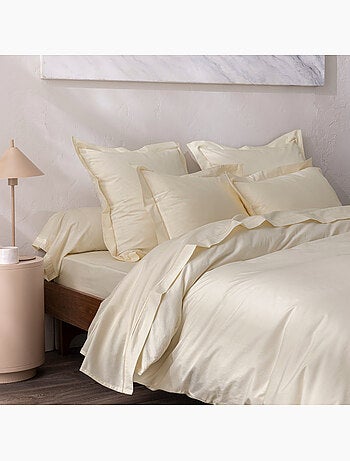 Parure de draps - Coton Pur - 100% Percale de coton peigné