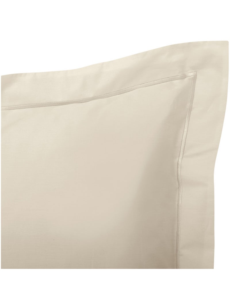 Parure de draps - Coton Pur - 100% Percale de coton peigné Ivoire - Kiabi