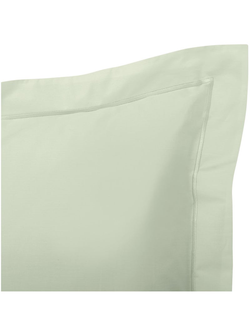 Parure de draps - Coton Pur - 100% Percale de coton peigné Vert d'eau - Kiabi