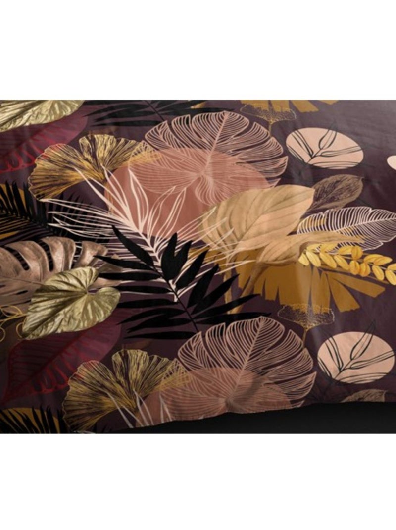 Parure de draps - Coton Pur - 100% Polyester Marron - Kiabi